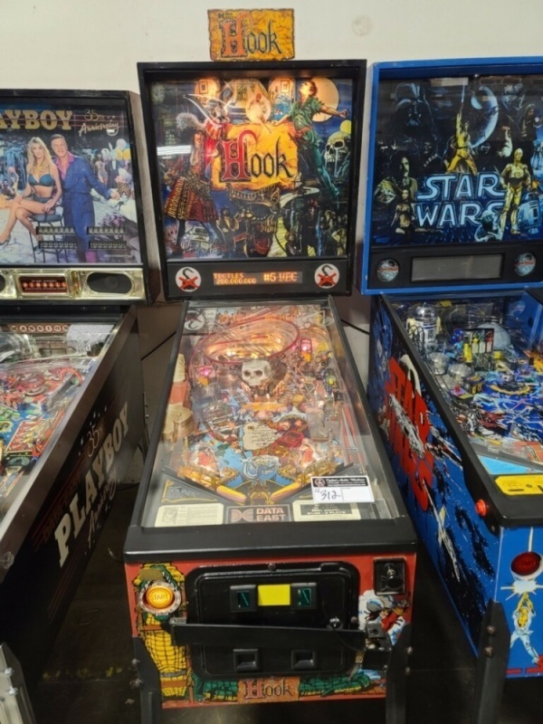 HOOK PETER PAN PINBALL MACHINE DATA EAST