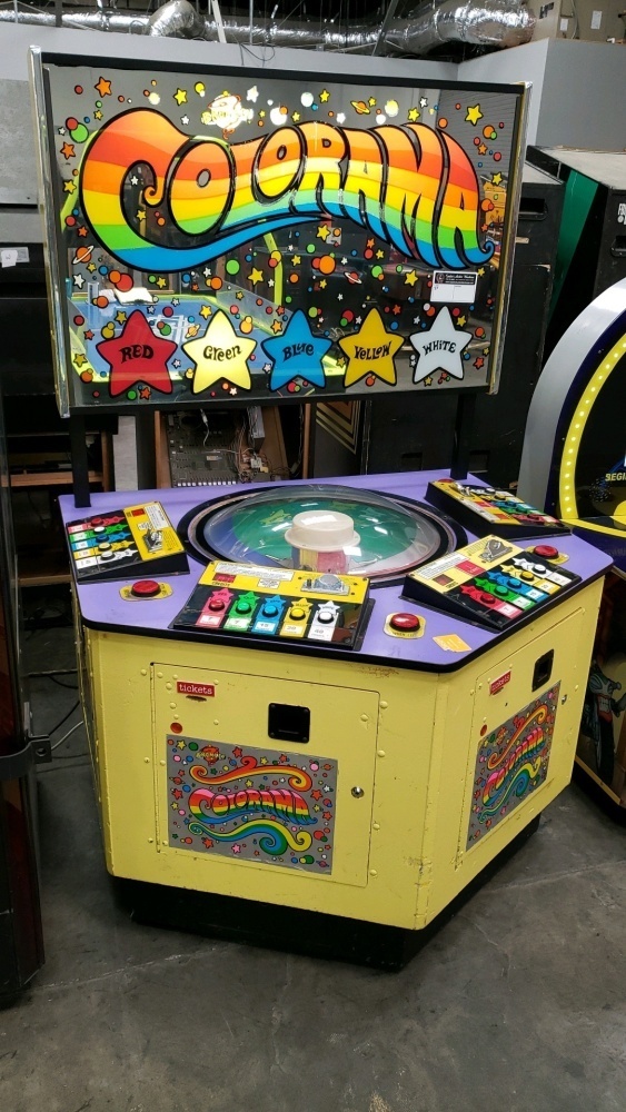Colorama Redemption Machine COLORAMA 4 PLAYER TICKET REDEMPTION GAME