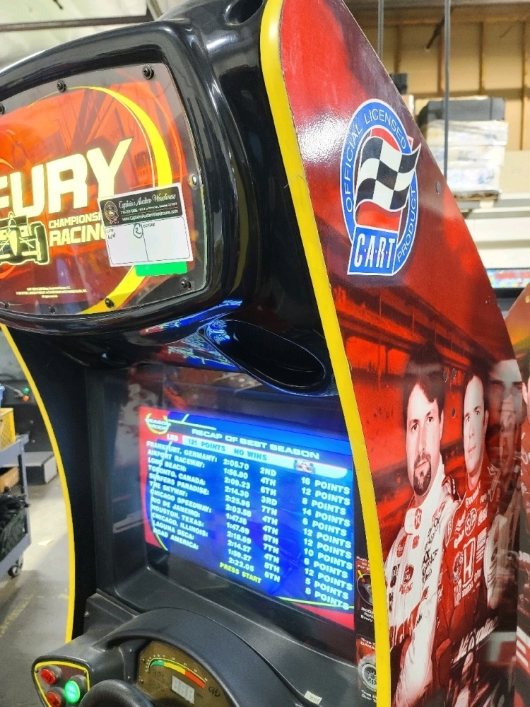 CART FURY SITDOWN RACING ARCADE GAME MIDWAY #2