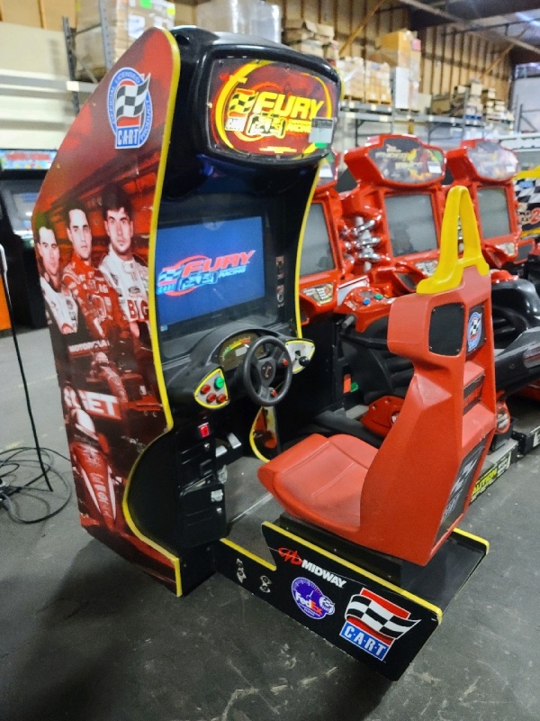 CART FURY SITDOWN RACING ARCADE GAME MIDWAY #3