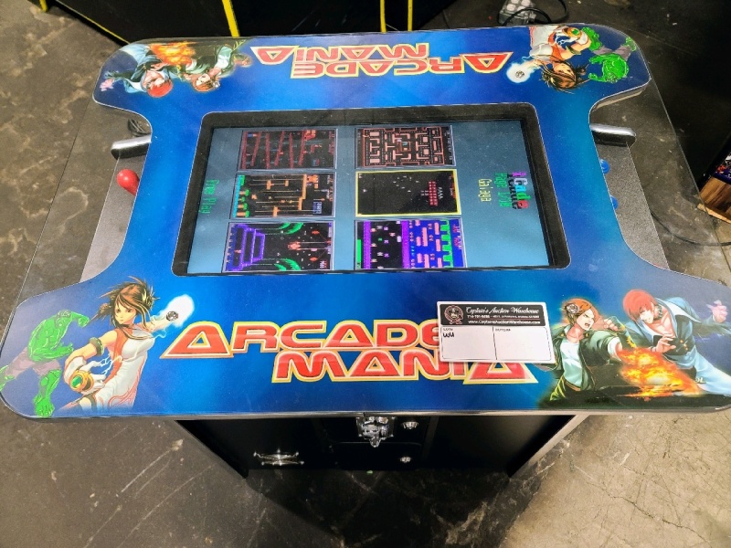 ARCADE MANIA COCKTAIL TABLE ARCADE GAME W/ LCD