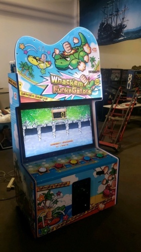 WHACK'EM FUNKY GATORS TICKET REDEMPTION GAME NAMCO