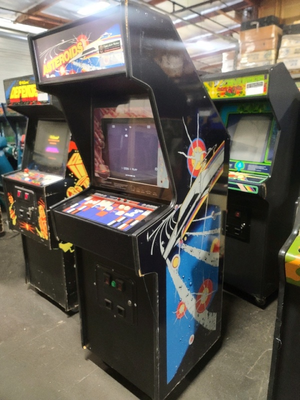 ASTEROIDS UPRIGHT ARCADE GAME W/ LCD MONITOR & MAME Computer Emulator