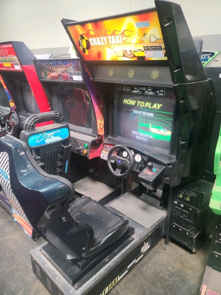 CRAZY TAXI SITDOWN DRIVER ARCADE GAME SEGA NAOMI