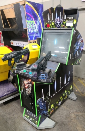 ALIENS EXTERMINATION FIXED GUN SHOOTER ARCADE GAME