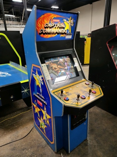 CAPTAIN COMMANDO DEDICATED BIG BLUE ARCADE GAME CAPCOM
