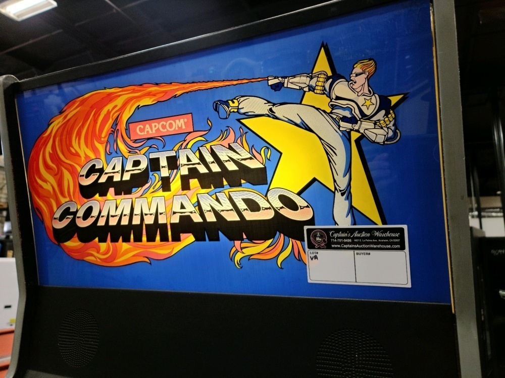 CAPTAIN COMMANDO DEDICATED BIG BLUE ARCADE GAME CAPCOM