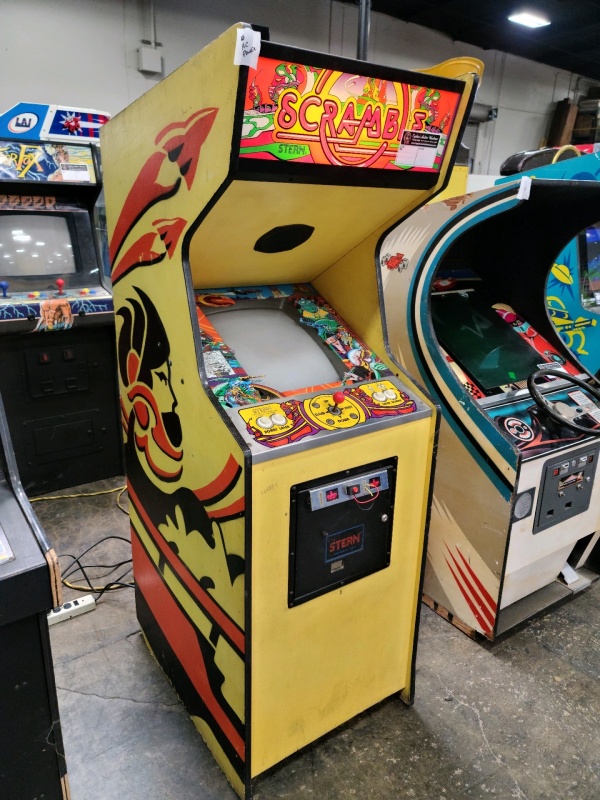 SCRAMBLE STERN DEDICATED UPRIGHT ARCADE GAME