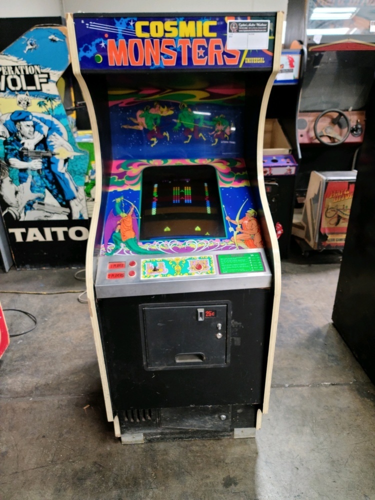 COSMIC MONSTERS DEDICATED UNIVERSAL ARCADE GAME CLASSIC