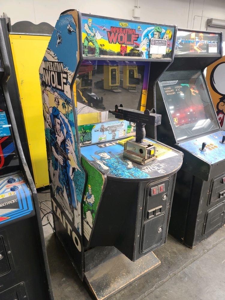 OPERATION WOLF TAITO ARCADE GAME
