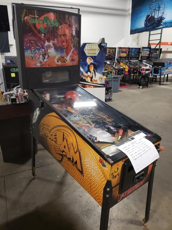 SPACE JAM PINBALL MACHINE SEGA PROJECT