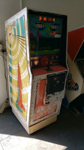 S.A.M.I. BATTLE ACTION ELECTRO MECHANICAL UPRIGHT ARCADE GAME PROJECT