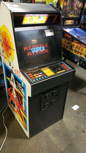 MISSILE COMMAND SUPER MISSILE ATTACK UPRIGHT CLASSIC ATARI ARCADE GAME