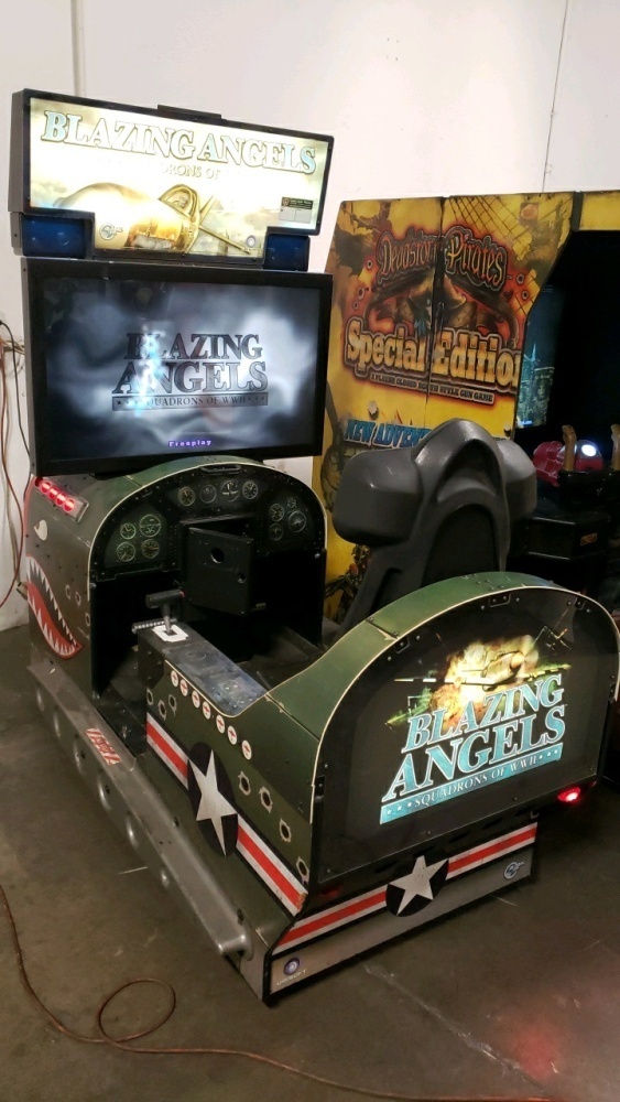 BLAZING ANGELS DELUXE SITDOWN ARCADE GAME GLOBAL VR