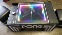 PONG COCKTAIL TABLE LATE MODEL W/ ATARI STOOLS INCLUDED UNIS - 3