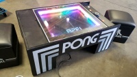 PONG COCKTAIL TABLE LATE MODEL W/ ATARI STOOLS INCLUDED UNIS - 5