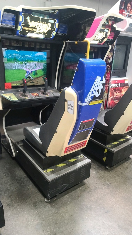 VIRTUA ON DUAL SITDOWN BATTLE ARCADE GAME SEGA