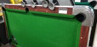 POOL TABLE 7' VALLEY COUGAR COIN OP SLATE TOP