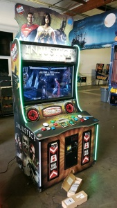 INJUSTICE ARCADE FULL SIZE DC COMICS RAW THRILLS ARCADE GAME