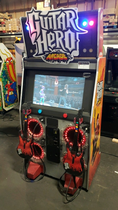 GUITAR HERO FULL SIZE RAW THRILLS ARCADE GAME