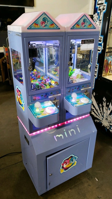 MICRO CLAW DUAL MINI PLUSH JEWELRY CRANE MACHINE