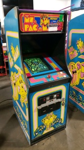 MS PACMAN UPRIGHT CLASSIC ARCADE GAME BALLY MIDWAY #2