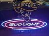 NEON SIGN BUD LIGHT TIM McGRAW