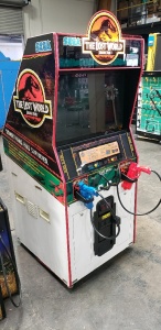 THE LOST WORLD UPRIGHT SHOOTER ARCADE GAME SEGA
