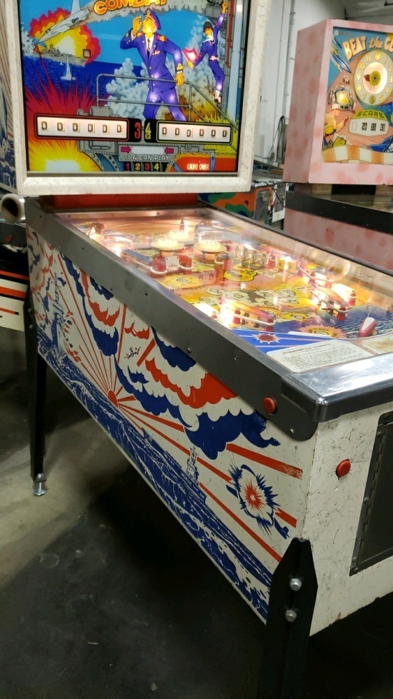 COMBAT! PINBALL MACHINE ZACCARIAH 1977