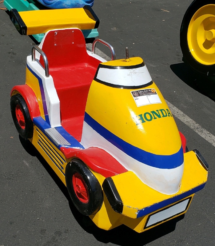 KIDDIE RIDE MINI HONDA RACE CAR #1