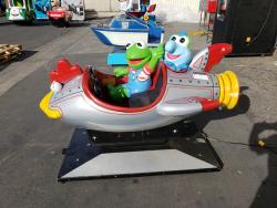 KIDDIE RIDE MUPPETS IN SPACE ROBOT CHICKEN SHIP