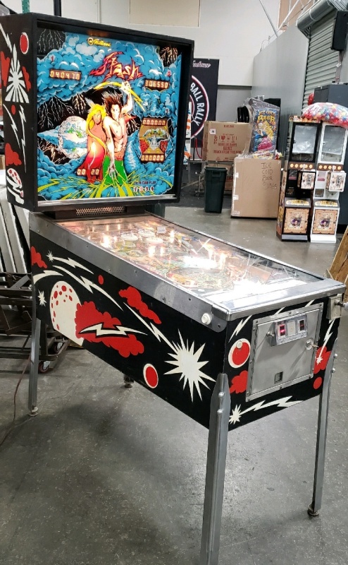 FLASH PINBALL MACHINE WILLIAMS 1978 STEVE RICHIE DESIGN