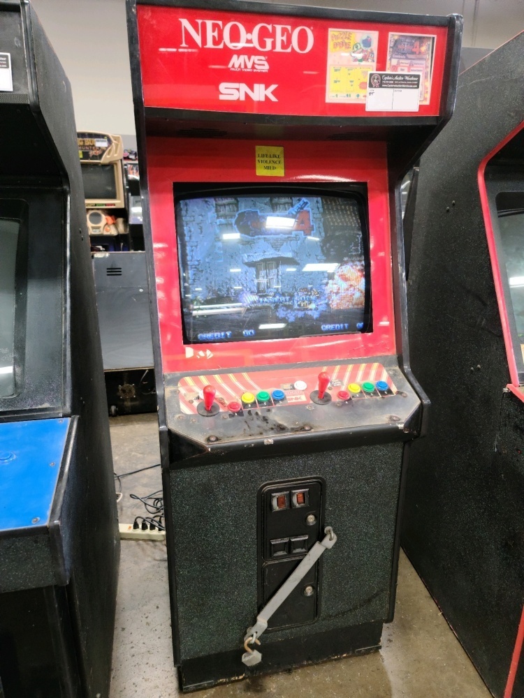 NEO GEO 2 SLOT SNK UPRIGHT ARCADE GAME