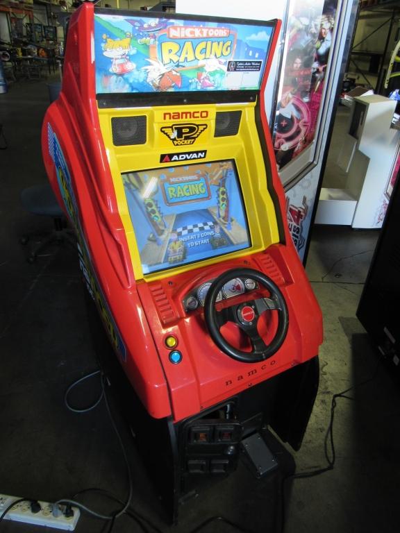 NICKTOONS RACING UPRIGHT KIDS ARCADE GAME