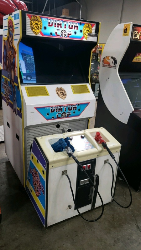 VIRTUA COP DELUXE ARCADE GAME SEGA CLASSIC