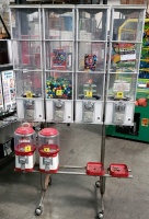 COMBO BULK CANDY CAPSULE VENDING RACK RHZ - 2