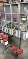 COMBO BULK CANDY CAPSULE VENDING RACK RHZ - 3