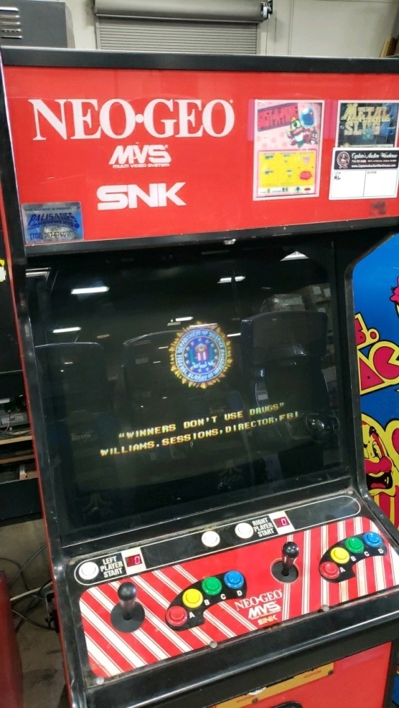 NEO GEO SNK 2 SLOT UPRIGHT ARCADE GAME