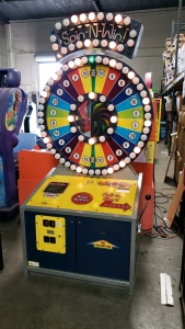 SPIN-N-WIN TICKET REDEMPTION GAME SKEEBALL INC