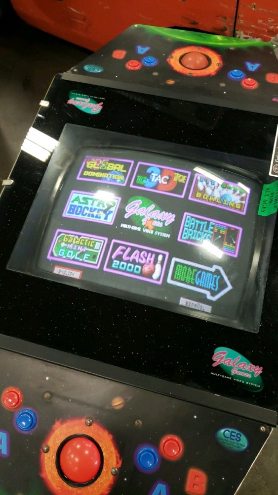 Galaxian Cocktail Arcade Game