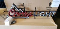 1 BOX LOT- COORS LIGHT NEON NEW OUT OF BOX
