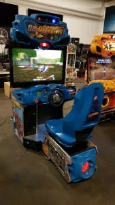 H2 oVERDRIVE 42" DELUXE RACING ARCADE GAME RAW THRILLS