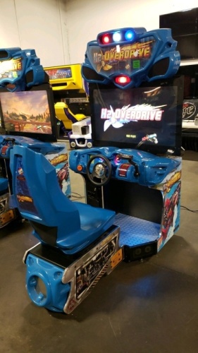 H2 oVERDRIVE 42 DELUXE RACING ARCADE GAME RAW THRILLS