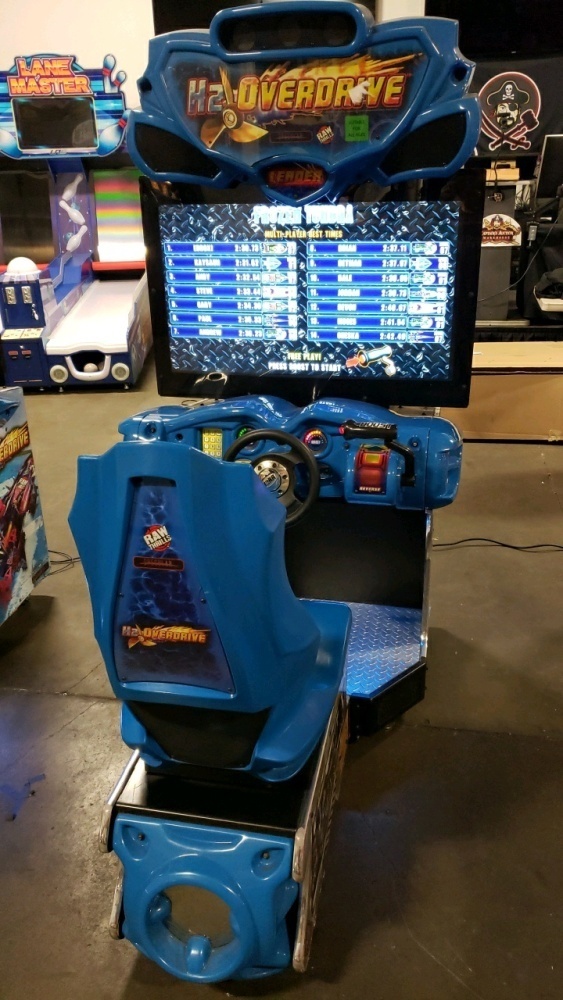 H2 oVERDRIVE 42 DELUXE RACING ARCADE GAME RAW THRILLS