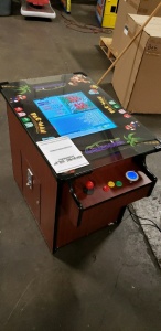 412 IN 1 GAME ELF MULTICADE COCKTAIL TABLE ARCADE GAME NEW IN BOX CHERRY WOOD