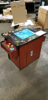 412 IN 1 GAME ELF MULTICADE COCKTAIL TABLE ARCADE GAME NEW IN BOX CHERRY WOOD - 3