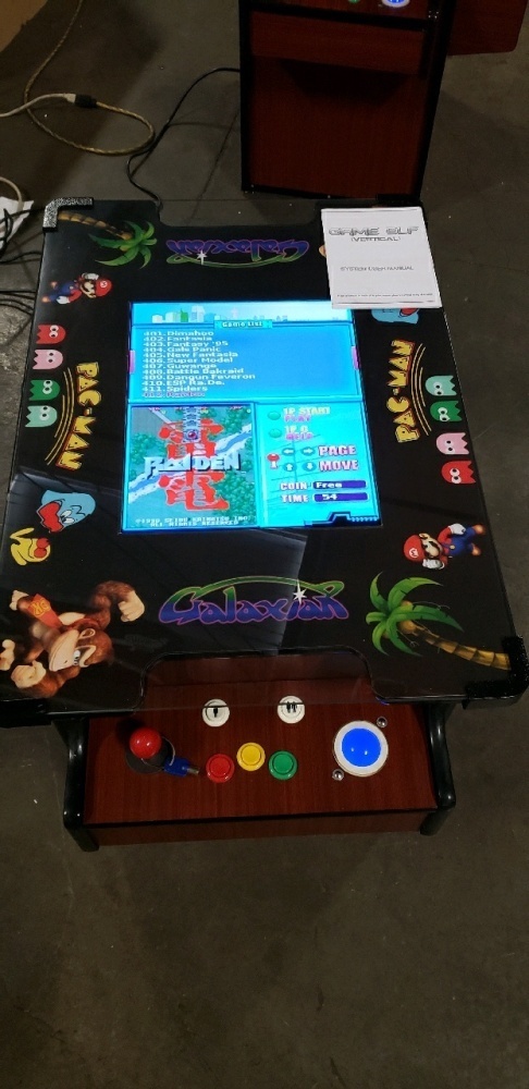 412 IN 1 GAME ELF MULTICADE COCKTAIL TABLE ARCADE GAME NEW IN BOX ...