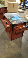 621 IN 1 GAME ELF MULTICADE TRACK BALL COCKTAIL TABLE ARCADE GAME NEW IN BOX CHERRY WOOD - 2