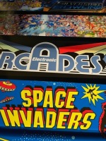 1 LOT- 80's 90's ARCADE GAME TRANSLITE MARQUEE'S NEW #1 - 2