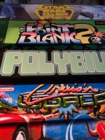 1 LOT- 80's 90's MIDWAY MIX ARCADE GAME TRANSLITE MARQUEE'S NEW #2 - 3